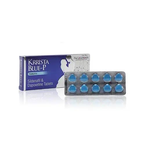 巅峰藍P KRRISTA BLUE-P 雙效偉哥 威而鋼偉哥必利勁雙效片 香港正品